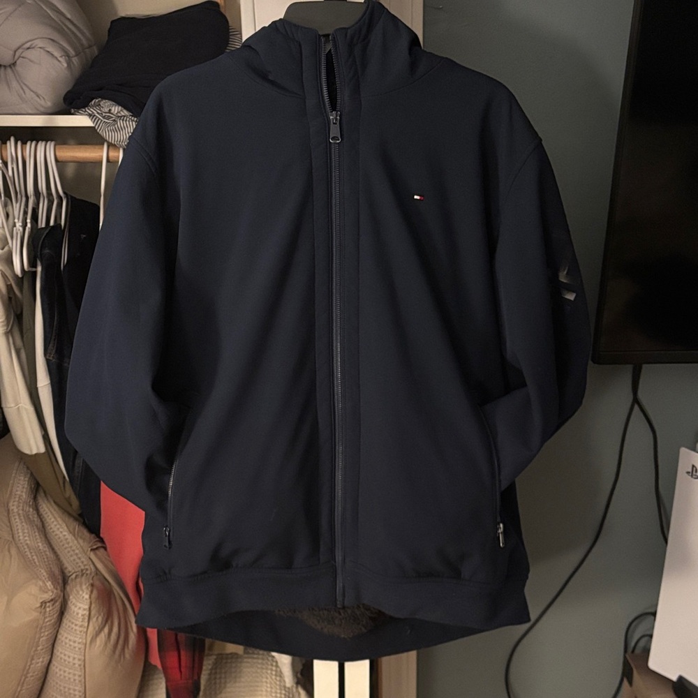 Tommy Hilfiger Men's Dark Blue Performance Jacket